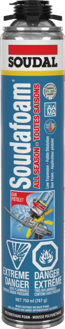 Pistolet Soudafoam All Season 750ml - par Groupe SS360 - Disponible chez Groupe SS360