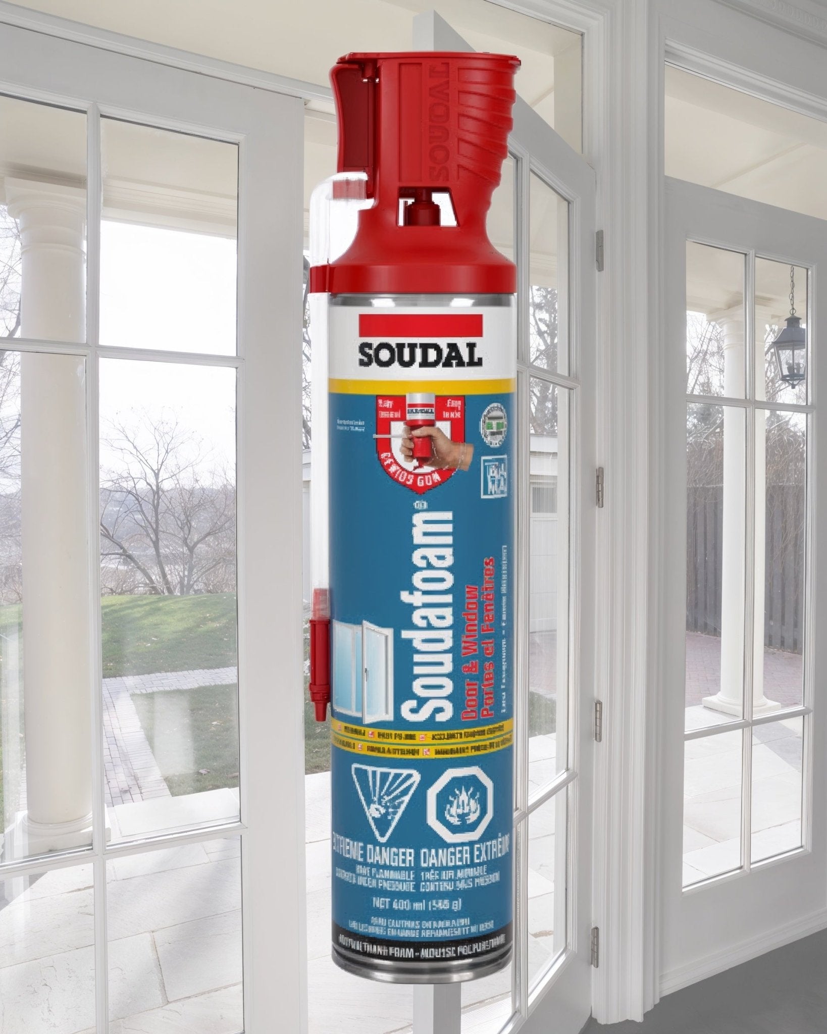 Porte et fenêtre Soudafoam - Isolant en mousse par Groupe SS360 - Disponible chez Groupe SS360