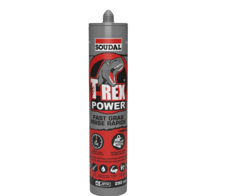 Soudal T - rex Power, adhérence et résistance de qualité supérieure, 10.1oz - Adhésif par Groupe SS360 - Disponible chez Groupe SS360